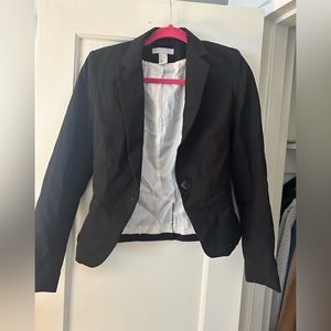 Black tailored blazer